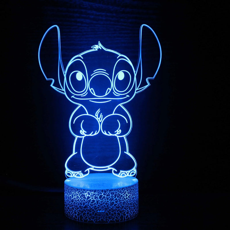 Stitch Night Light with Remote Control Touch