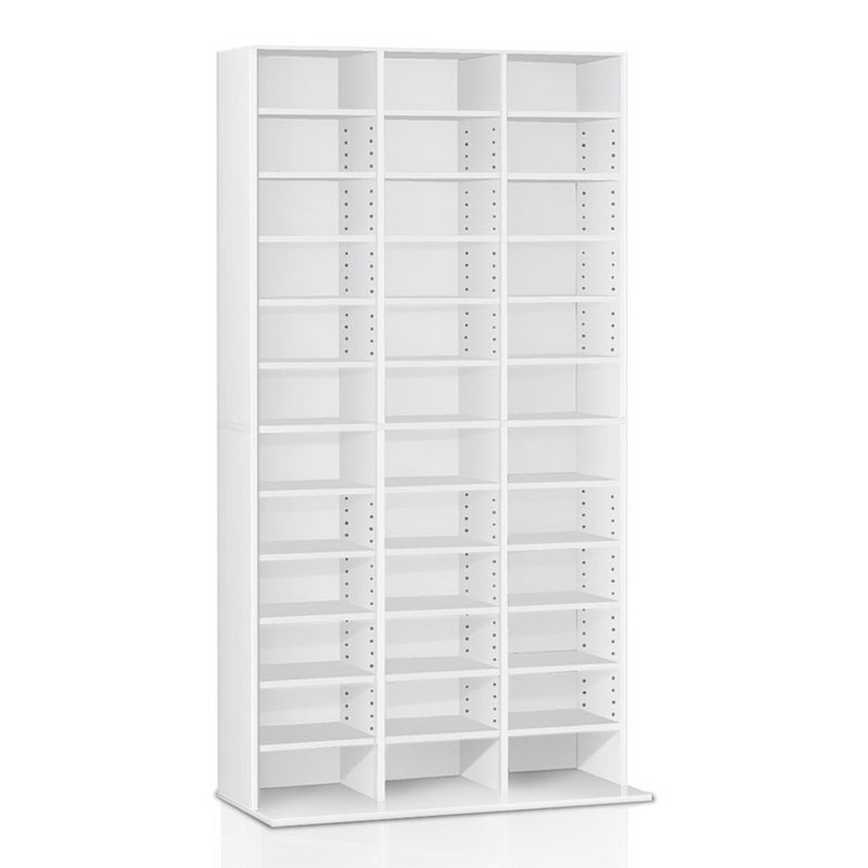 Artiss Bookshelf CD Storage Rack - BERT White