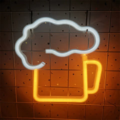 Cold Beer Cheers LED Neon Light Sign