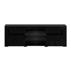 Artiss Entertainment Unit TV Cabinet LED 160cm Black Bobi