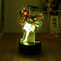 Genshin Impact 3D Night Light for Bedroom