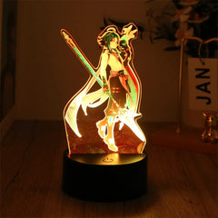 Genshin Impact 3D Night Light for Bedroom