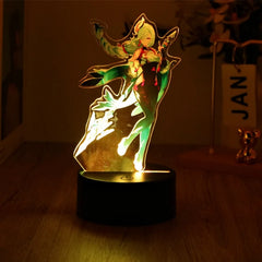 Genshin Impact 3D Night Light for Bedroom