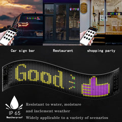 Bright LED Scrolling Advertising Sign Panel Flexible