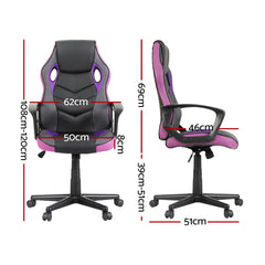 Artiss Gaming Office Chair Computer Chairs Purple