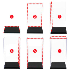 15x15x25CM Acrylic Display Case Action Figure Box Dustproof Model Collections