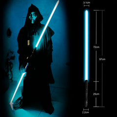 Metal Lightsaber Fx with Black Handle